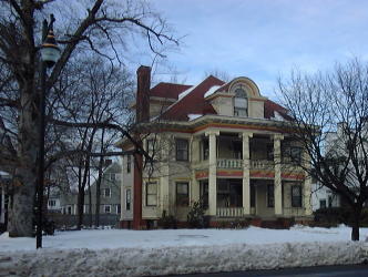 Reformed Sinai Temple's first home, In the mansion at 188 Sumner Ave.